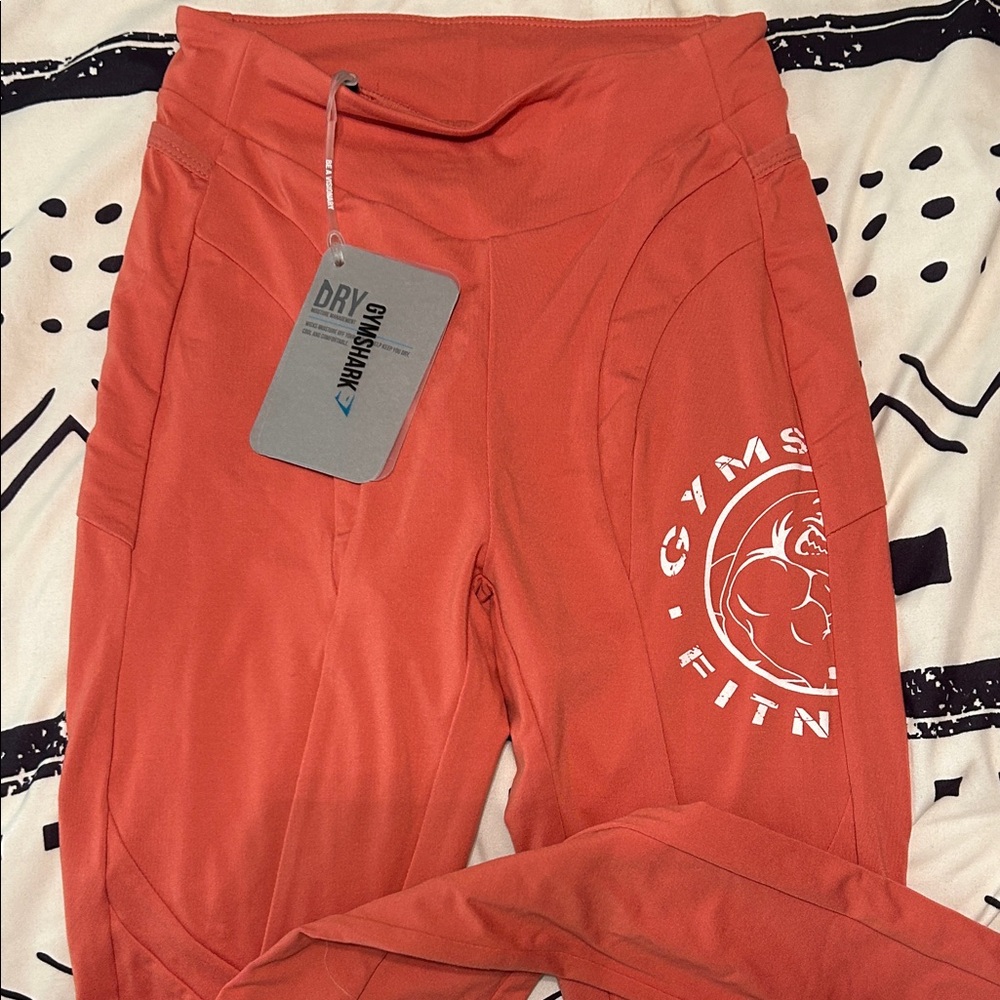Gymshark Orange Fitness Leggings